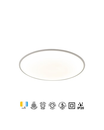 SLIM * PLAFÓN LED 25 CM - 5000K - BLANCO